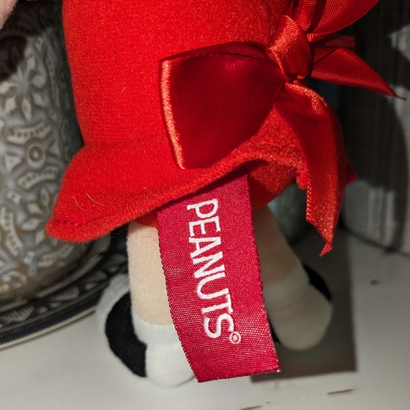 Aurora Peanuts Gang Plush Lucy Stuffed Doll Toy Red Dress 12" - Picture 5 of 5